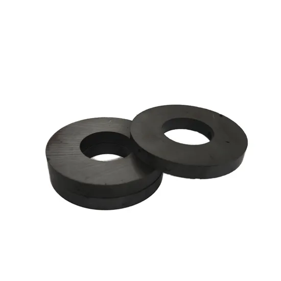 Black Magnetic Materials Circular soft magnetic ring core ferrite core