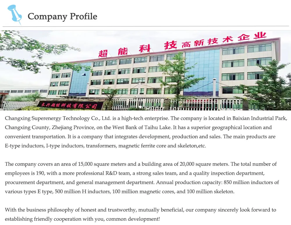 Magnetic Material Soft PC40 EE series magnetic ferrite core
