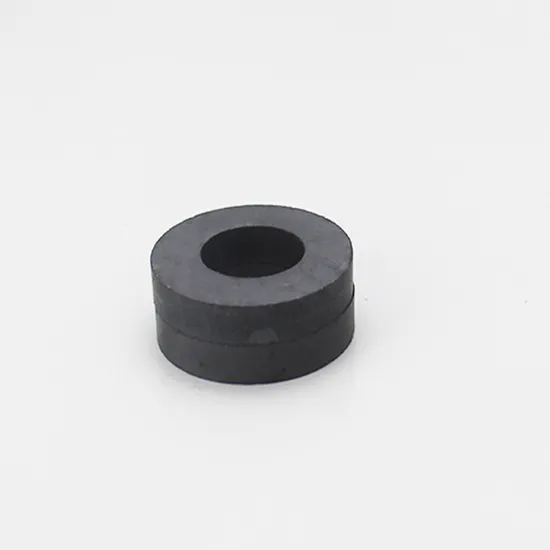 Black Magnetic Materials Circular soft magnetic ring core ferrite core